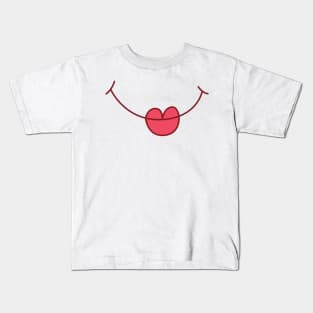 FUNNY FACE MASK Kids T-Shirt